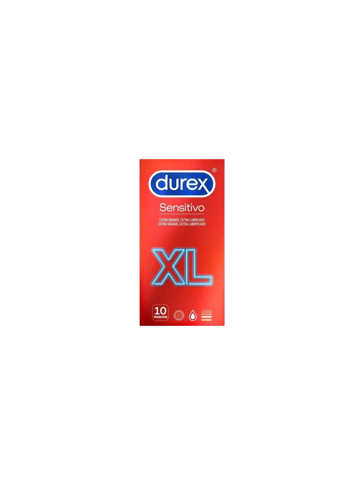 Durex Preservativos Sensitivo XL 10 Unidades | Condones XL