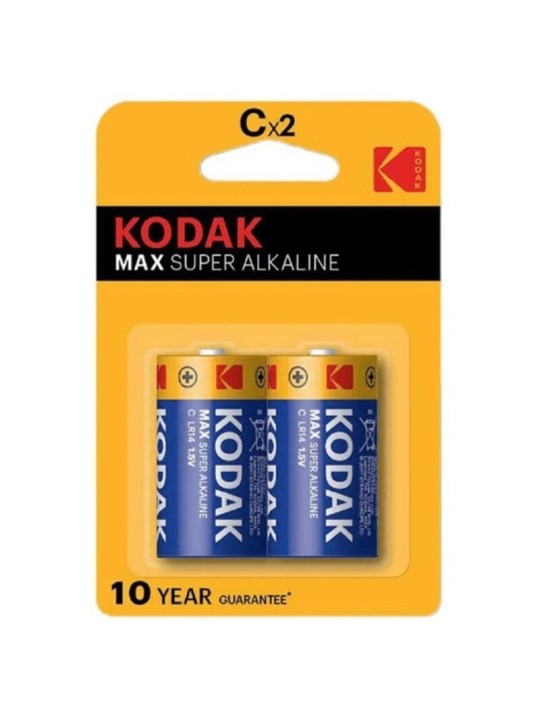 Kodak Max Pila Alcalina C LR14 Blíster*2 | Pilas Baterías