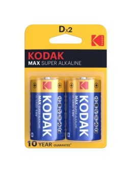 Kodak Max Pila Alcalina D LR20 Blíster*2 | Pilas Baterías