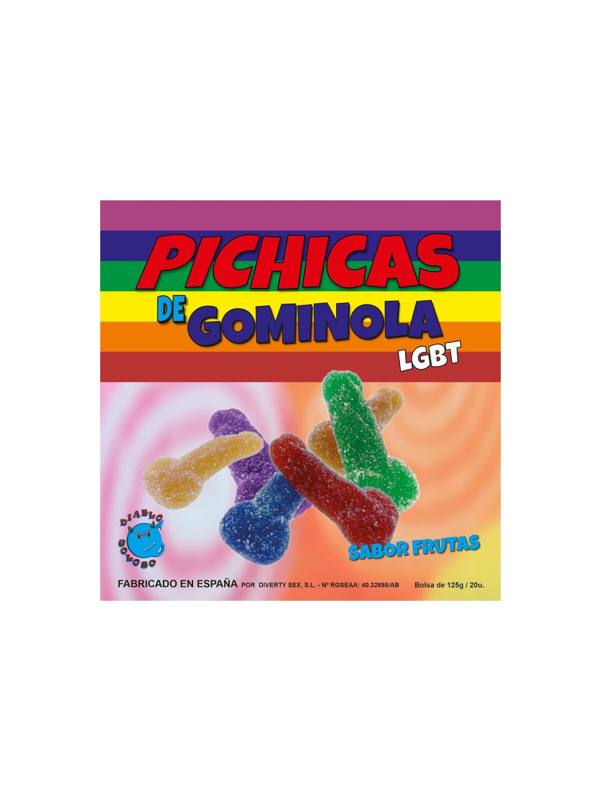 Pride Pichitas Gominola Frutas Azúcar | Chucherías Eróticas