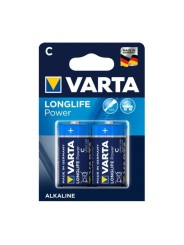 Varta Longlife Power Pila Alcalina C LR14 | Pilas Baterías