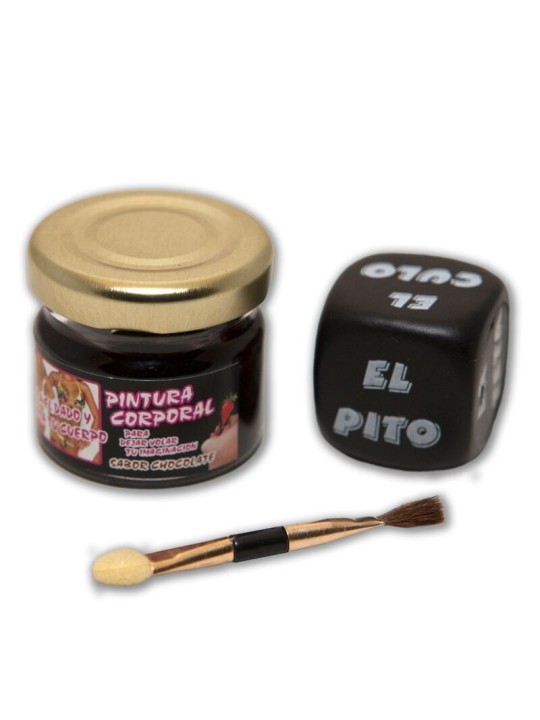 Diablo Picante Pintura Chocolate Dado | Cosmética Erótica