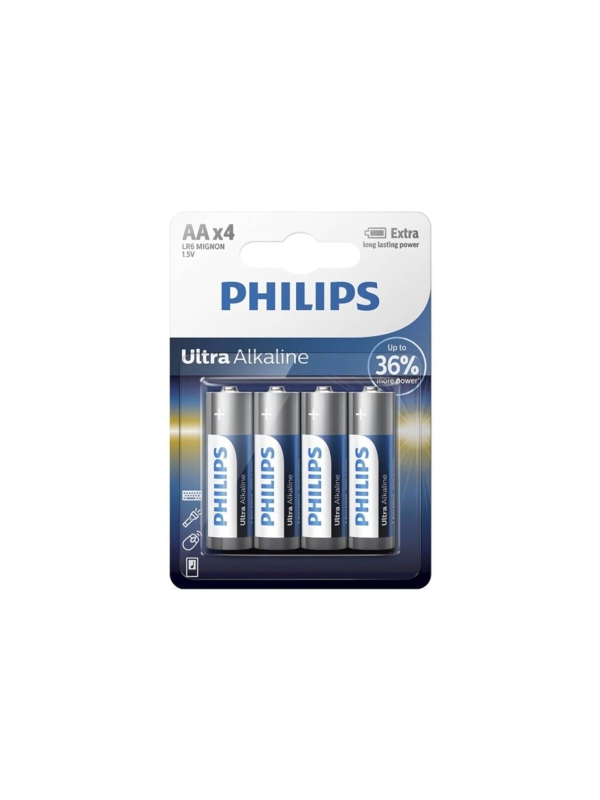 Philips Ultra Alkaline Pila AA LR6 | Pilas Baterías