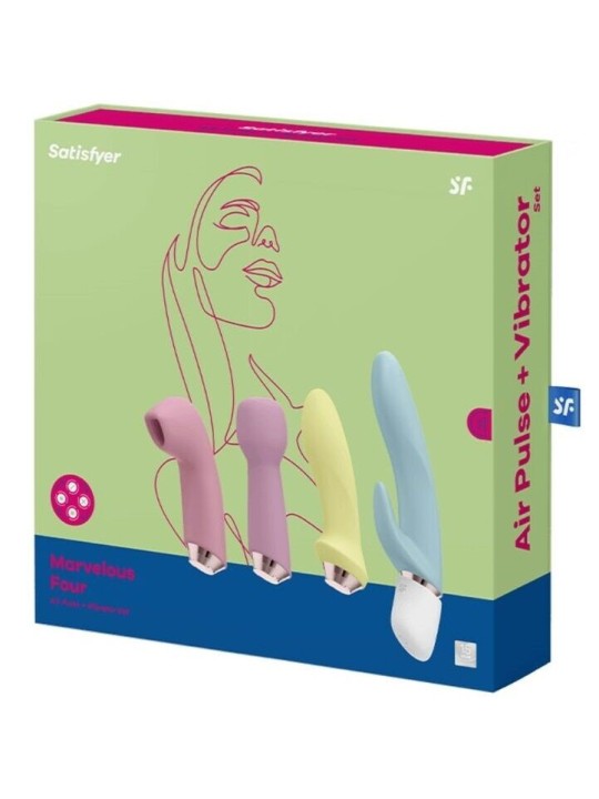 Satisfyer Marvelous Four Set Vibrador | Kit Erótico Mujer