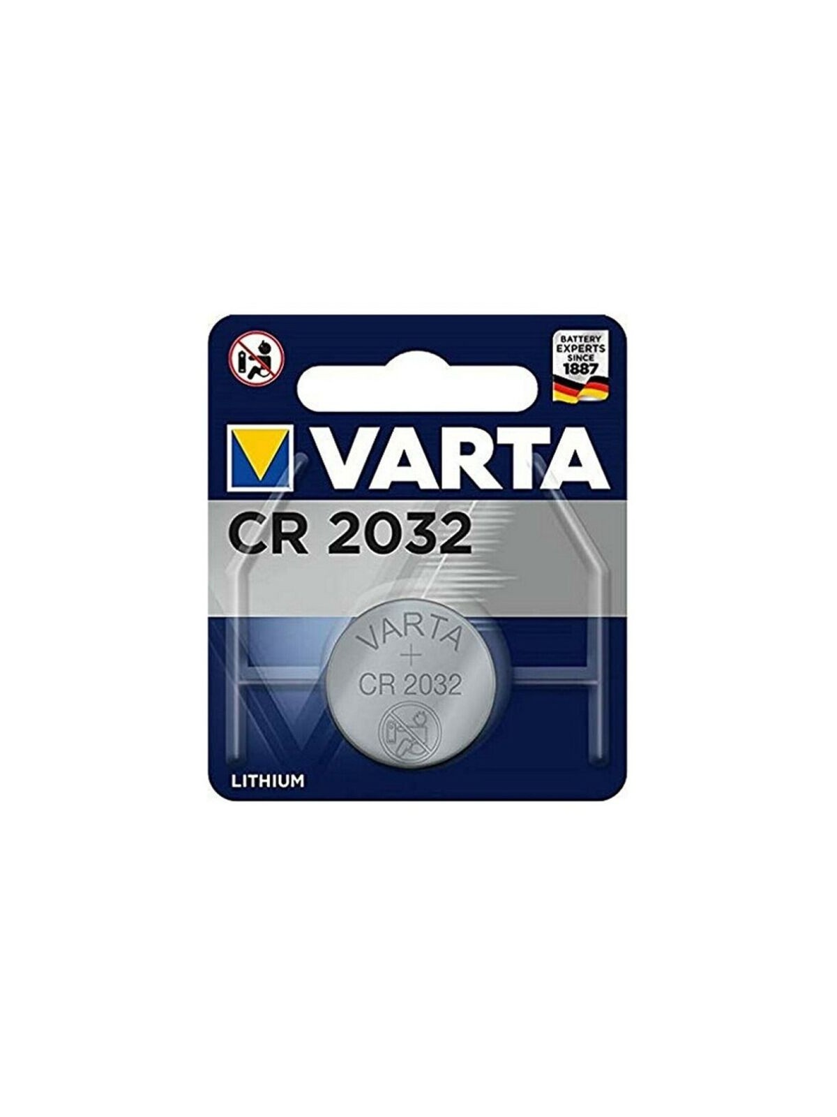 Varta Pila Botón Litio CR2032 3V Blíster*1 | Pilas Baterías