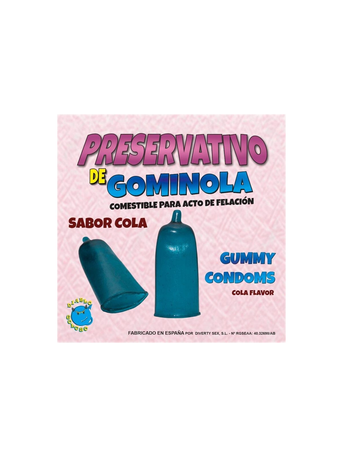 Diablo Picante Preservativo De Gominola | Cosmética Erótica