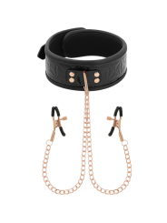 Begme Black Edition Collar Cadenas Pinzas | Collar BDSM