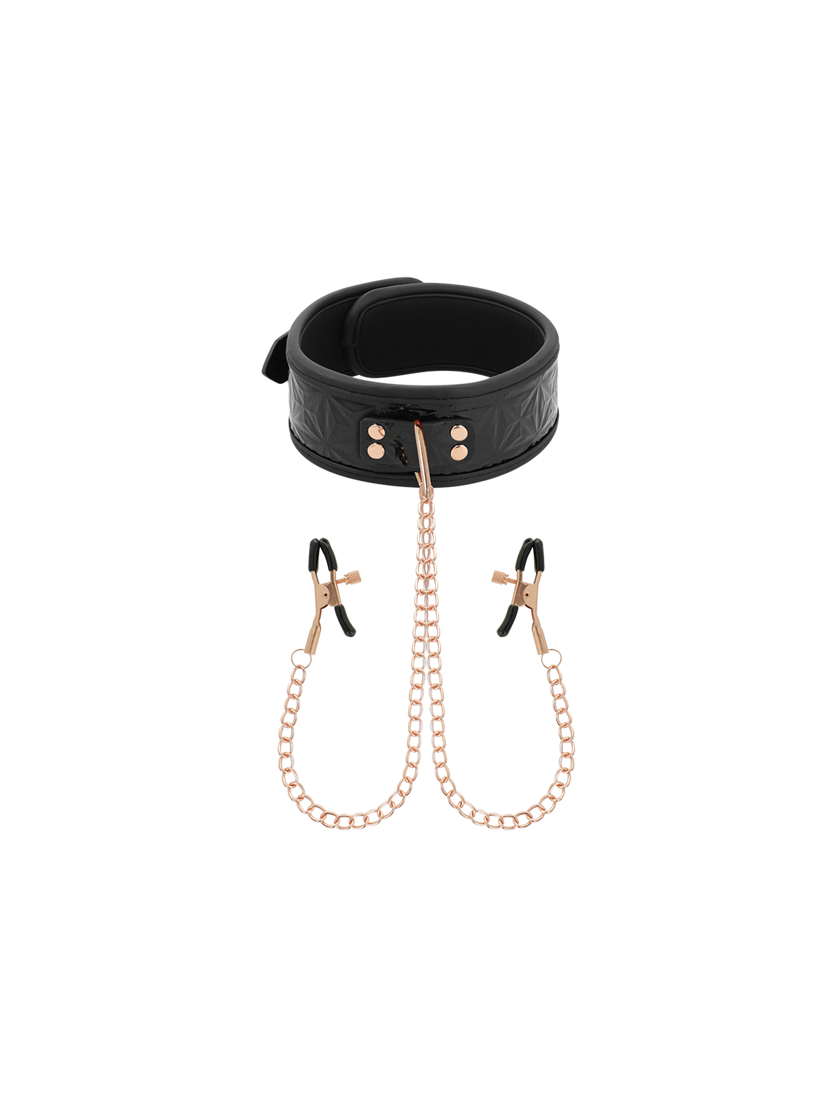 Begme Black Edition Collar Cadenas Pinzas | Collar BDSM