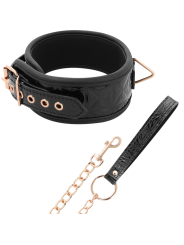 Begme Black Edition Collar Cuero Vegano Forro | Collar BDSM