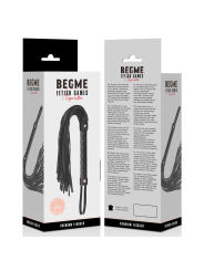 Begme Black Edition Látigo Cuero Vegano | Látigo Sexual