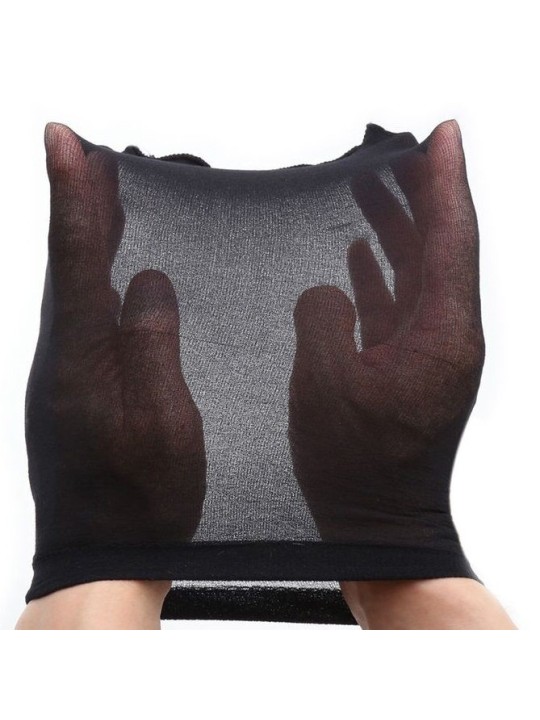 Ohmama Fetish Medias Para Cabeza Negra | Máscara BDSM