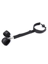 Ohmama Fetish Mordaza Con Esposas Neopreno | Mordaza BDSM