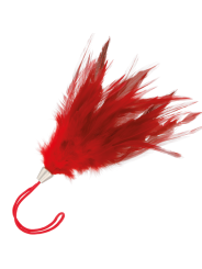 Ohmama Fetish Pluma Estimuladora Roja 13 | Plumas Eróticas