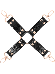 Begme Black Edition Hog Tie Cuero Vegano | Ataduras BDSM