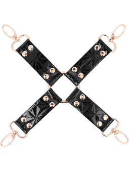 Begme Black Edition Hog Tie Cuero Vegano | Ataduras BDSM