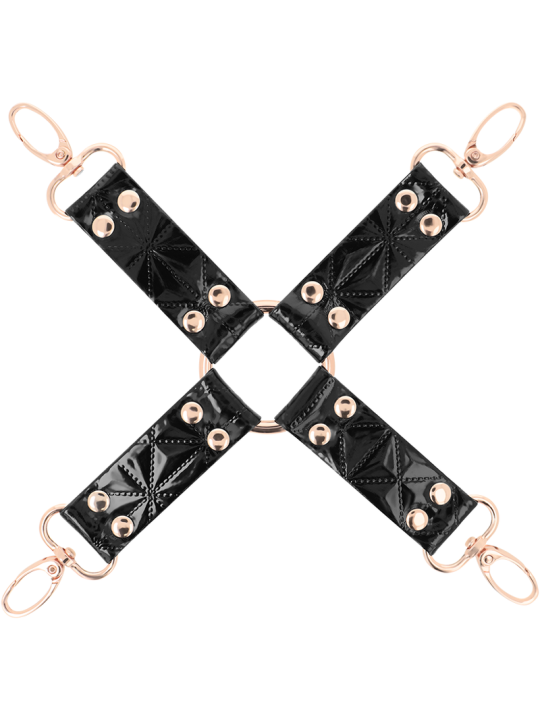 Begme Black Edition Hog Tie Cuero Vegano | Ataduras BDSM