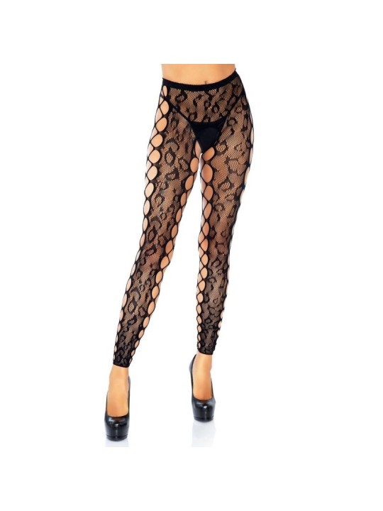 Leg Avenue Footless Crothless Tights One Size | Medias Sexys