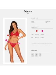 Obsessive Diyosa Set Dos Piezas | Conjunto Sexy