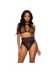 Leg Avenue Set Dos Piezas Top Corto Cuello | Conjunto Sexy