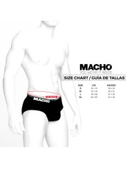 Macho Ms24R Calzoncillo Brief Dark Red | Lencería Hombre