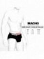 Macho Ms24R Calzoncillo Brief Dark Red | Lencería Hombre