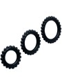 Baile Titan Set 3Pcs Cock Ring Black 2.8 + 2.4 + 1.9 cm - Comprar Anillo silicona pene Baile - Anillos de silicona pene (3)