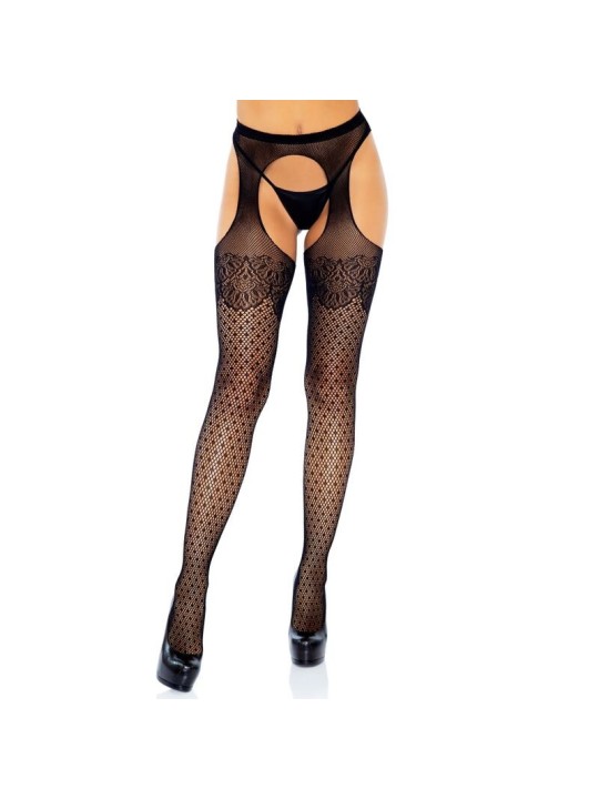 Leg Avenue Medias Cuerpo Red Puntitos | Medias con Liguero