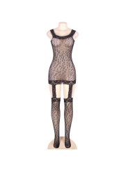 Queen Lingerie Bodystocking Estilo Leopardo | Bodystocking