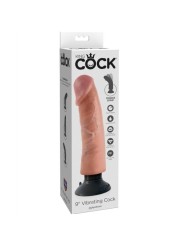 Dildo Vibrador King Cock 23 cm | Vibrador Realista | Pene