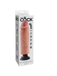 Dildo Vibrador King Cock 25.5 cm | Vibrador Realista | Pene