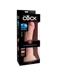 King Cock Dildo Triple Densidad 21.6 cm | Pene Realista