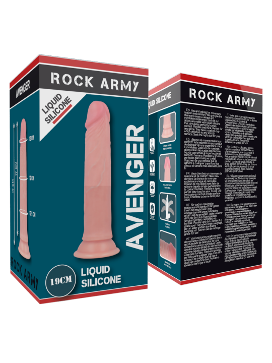 Rockarmy Liquid Silicone Dildo Premium Avenger | Realista