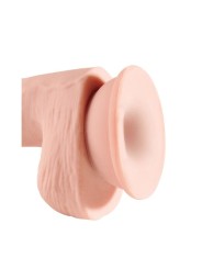 King Cock Dildo Triple Densidad Testículos 22.9 cm | Pene