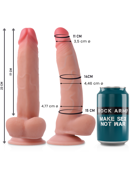 Rockarmy Dual Density Leopard Dildo | Consolador Realista