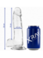 Xray Clear Dildo Realista Transparente 20 x 4.5 cm | Pene