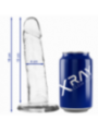 Xray Clear Dildo Transparente 18 x 4 | Consolador Realista