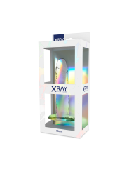 Xray Clear Dildo Transparente 18 x 4 | Consolador Realista