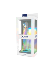 Xray Clear Dildo Transparente 21 x 4 | Consolador Realista