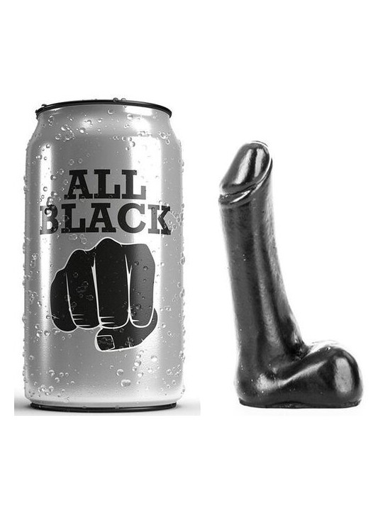 All Black Dildo 9 cm | Consolador Realista | Pene