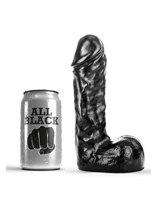 All Black Dong 19 cm | Consolador Realista | Pene