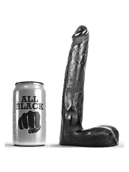 All Black Dildo Realístico 21 cm | Dildo Gigante | Pene