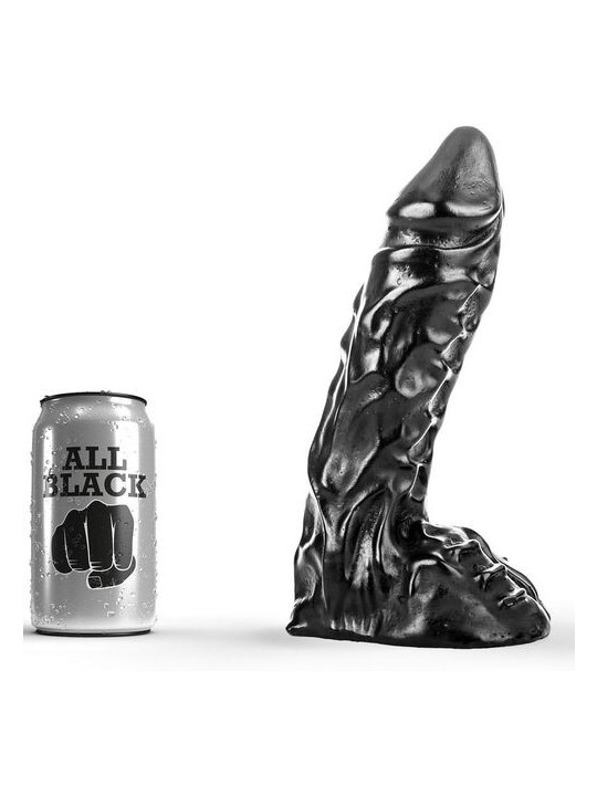 All Black Dildo 23 cm | BDSM Anal Vaginal | Dildo