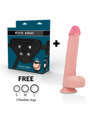 Rockarmy Arnés Liquid Silicone Dildo Kingcobra | Arnés Dildo