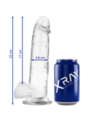 Xray Arnés + Dildo Realista Transparente 22 cm | Arnés Dildo