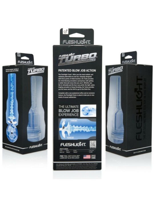 Fleshlight Turbo Thrust Blue Ice | Vagina en Lata