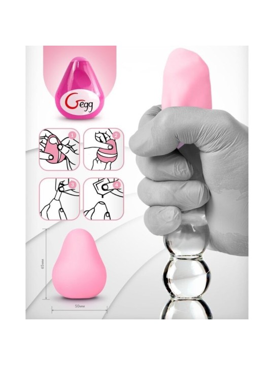 Gvibe Huevo Masturbador Texturado Rosa | Huevo Masturbador