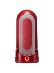 Tenga Flip 0 (Zero) Rojo Con Calentador | Vibrador Masculino