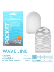 Tenga Wave Line Masturbador Pocket | Huevo Masturbador