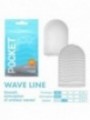 Tenga Wave Line Masturbador Pocket | Huevo Masturbador