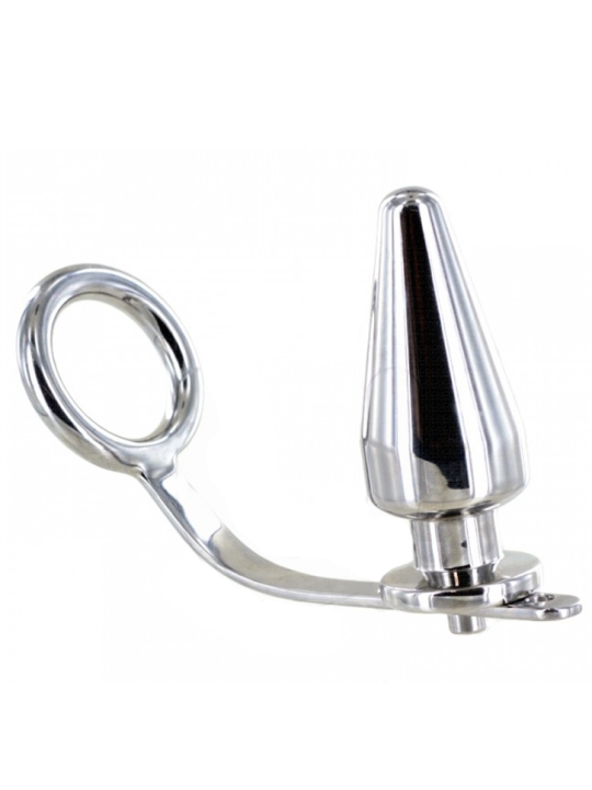 Metalhard Anillo Acero Con Plug Anal | Anillo Anal | Pene